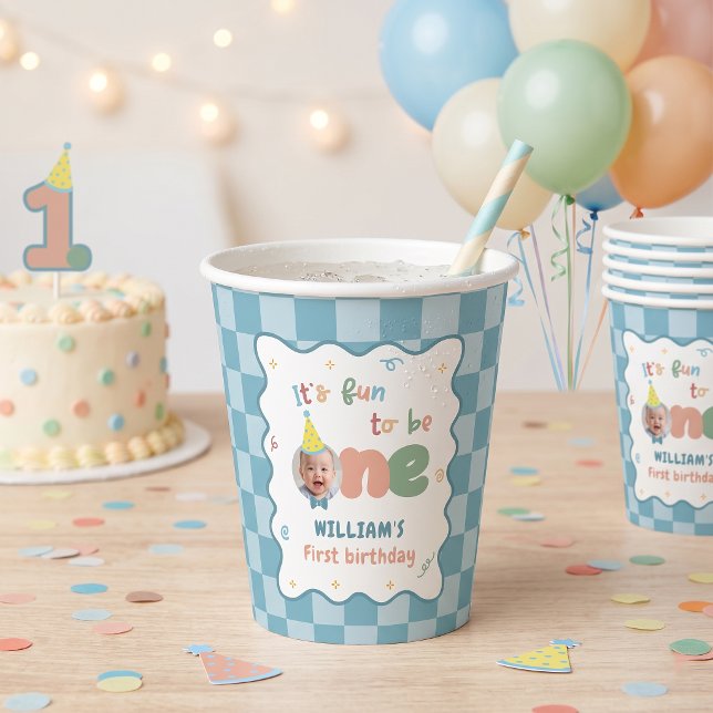 Es divertido ser vasos de papel para cumpleaños de (Subido por el creador)