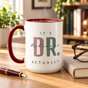 Es Dr. [Nombre personalizado] Taza Enorme