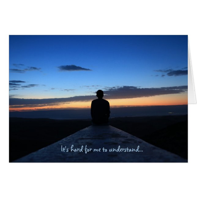 "Es duro entender" la desintegración de la (Anverso (Horizontal))