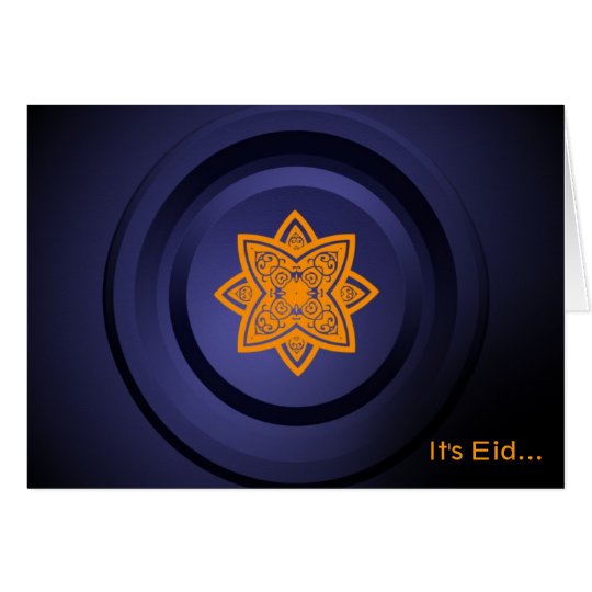 Es Eid - tarjeta de felicitación islámica