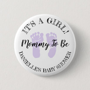 Es el botón de una mamá Chica para ser morado