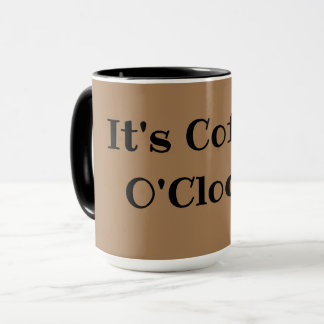 ¡Es el café O'Clock! Taza