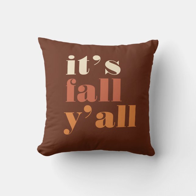 Es el Cojín decorativo moderno otoño (Anverso)