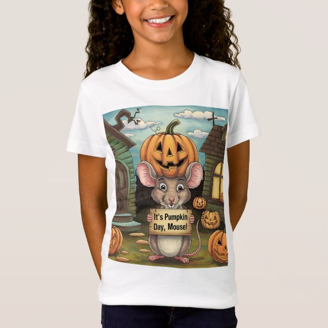 ¡Es el día de la calabaza, ratón! Camiseta de Hall (Anverso)