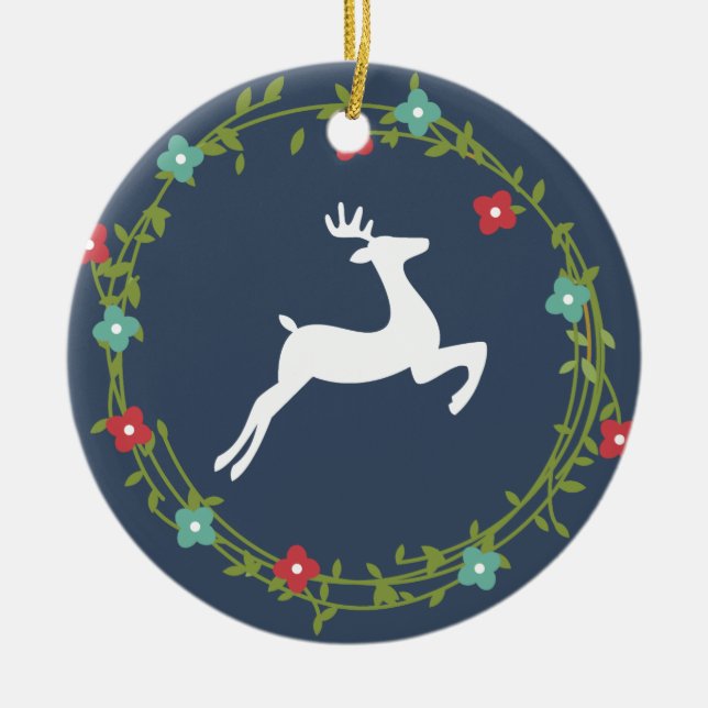 Es el ornamento personalizado de la festividad del (Frente)