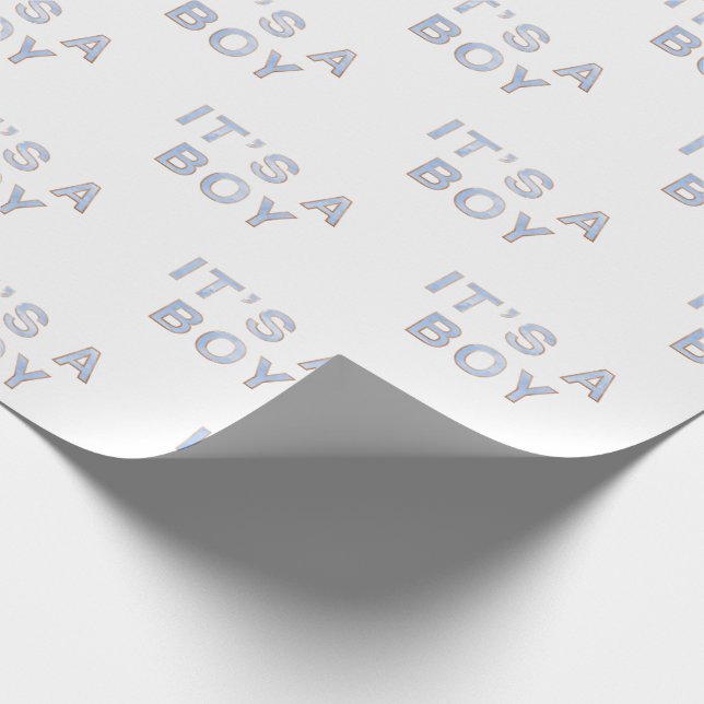 Es el papel de un niño bebé azul (Esquina)