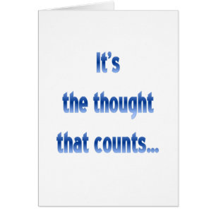 Es el pensamiento lo que cuenta...