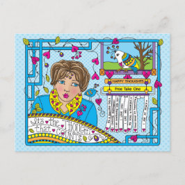 Es el pensamiento lo que cuenta la postal