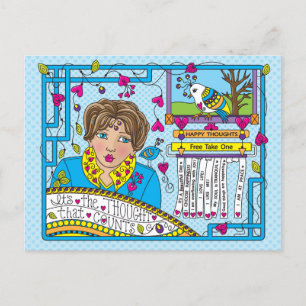 Es el pensamiento lo que cuenta la postal