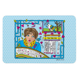 Es el pensamiento que cuenta el imán flexible 6"x4