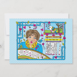 Es el Pensamiento que Cuenta_Tarjeta Plana 7"x5"