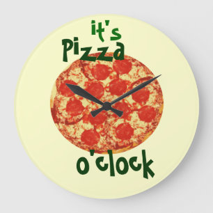 Es el reloj de la pizza