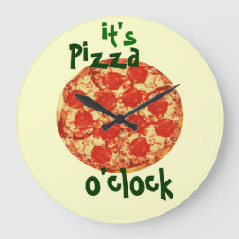 Es el reloj de la pizza