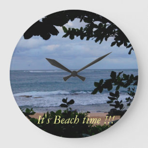 Es el reloj de pared de la playa