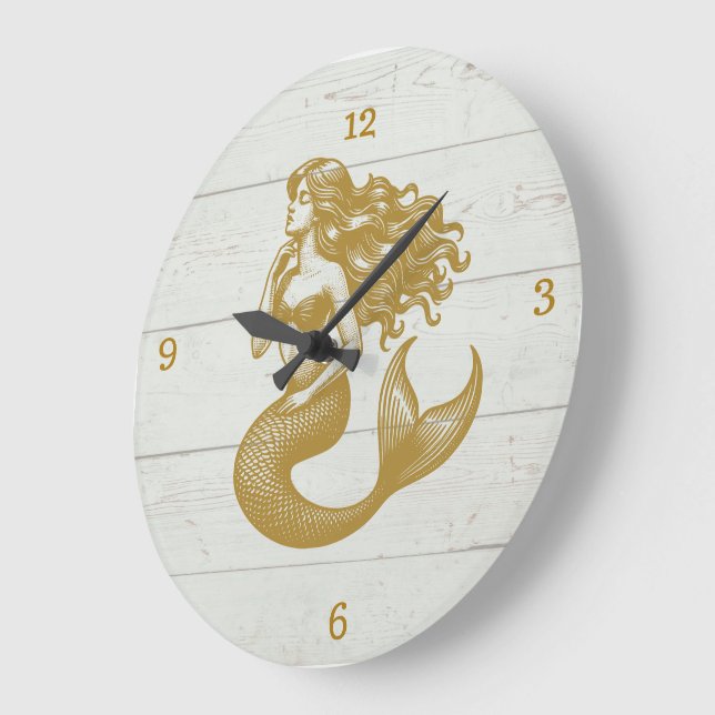 Es el reloj de pared de la sirena (Ángulo)
