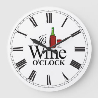 Es el reloj de pared Wine O'Clock