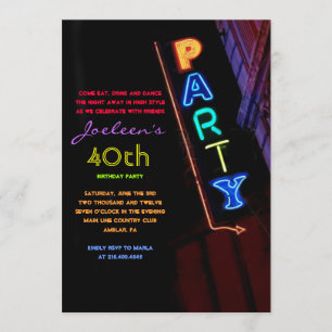 ¡ES ELÉCTRICO!  Invitación a la fiesta de RÓTULO N