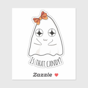 ¿Es ese caramelo? Pegatina de corte de personaliza