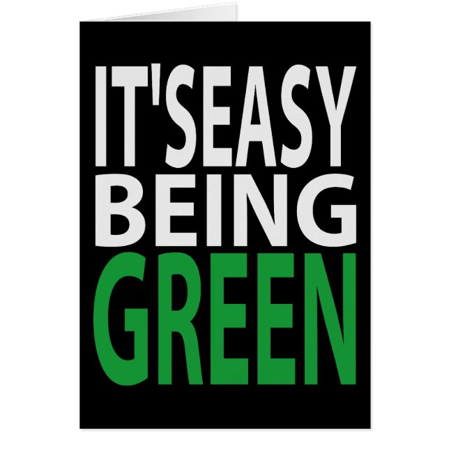 ES FÁCIL SER VERDE (Frente)