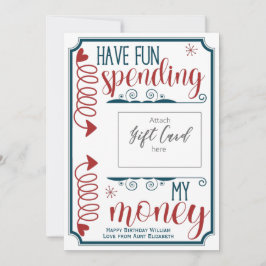 Es gracioso que me pases el dinero con tarjeta de