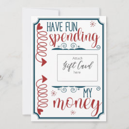 Es gracioso que me pases el dinero con tarjeta de