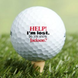 Es gracioso que me perdí las bolas de golf persona