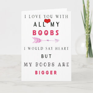 Es Gracioso Que Te Amo Tarjeta Para Su Marido