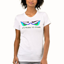 Es GROSERO MIRAR FIJAMENTE camiseta de los OJOS