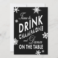 Es hora de beber la invitación a la empresa de cha