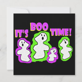 Es Hora de Boo Invitaciones de Halloween Diversión