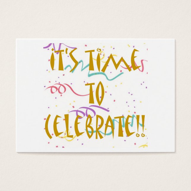 Es hora de celebrar!! (Frente)