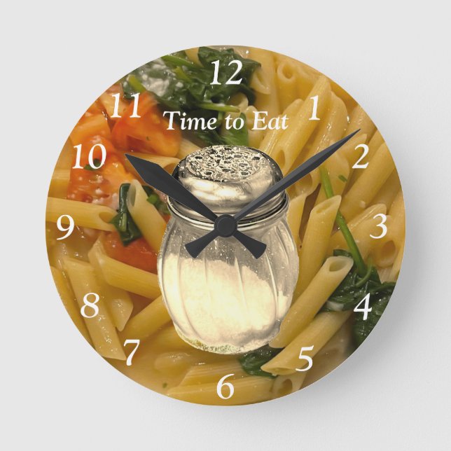 Es hora de comer el reloj de la pasta (Anverso)