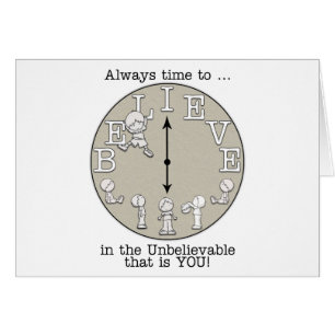 Es hora de creer: pequeño chico y reloj