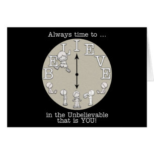 Es hora de creer: pequeño chico y reloj