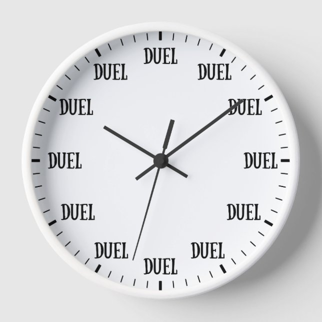 Es hora de dudar del reloj - divertido reloj de la (Anverso)