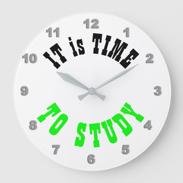 Es hora de estudiar el reloj de pared (Anverso)