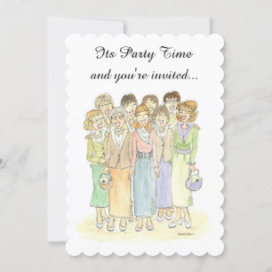 Es hora de fiesta Invitación