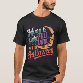 es hora de Halloween. Camiseta de Halloween