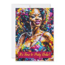 Es hora de la bebé Fiesta - Invitación