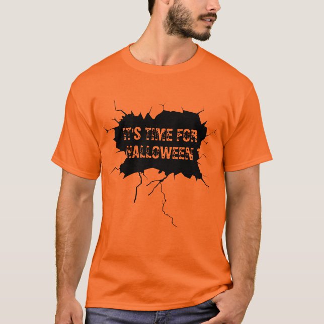 Es hora de la camiseta de Halloween (Anverso)