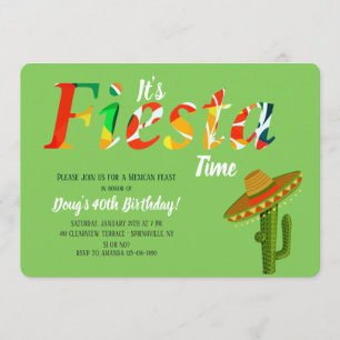 Es hora de la Fiesta Invitación