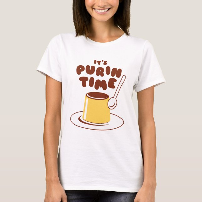 Es Hora de Purin (Marrón) Camiseta (Anverso)