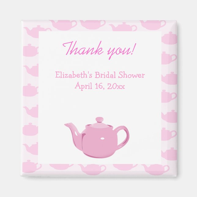 Es hora de que el imán favorito de la tetera rosa  (Frente)