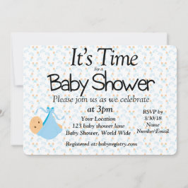 Es hora de una invitación a Baby Shower