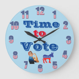 Es hora de votar al reloj del muro