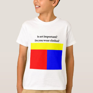 ¿Es importante el arte? Camiseta de arte infantil
