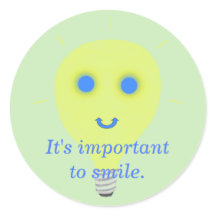 Es importante sonreír, enfrentar pegatinas de bomb