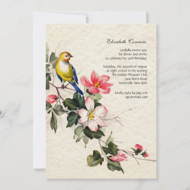 Es invitación de la primavera (Anverso)