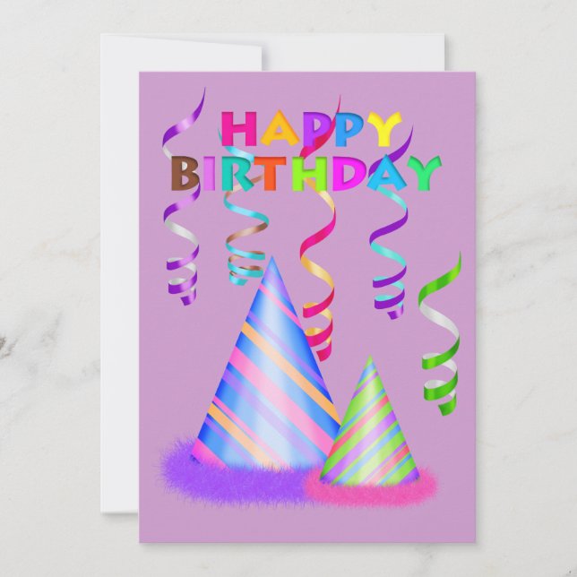 ES INVITACIÓN DE MI FIESTA GORRA DE CUMPLEAÑOS (Anverso)