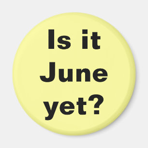 ¿Es junio? Imán